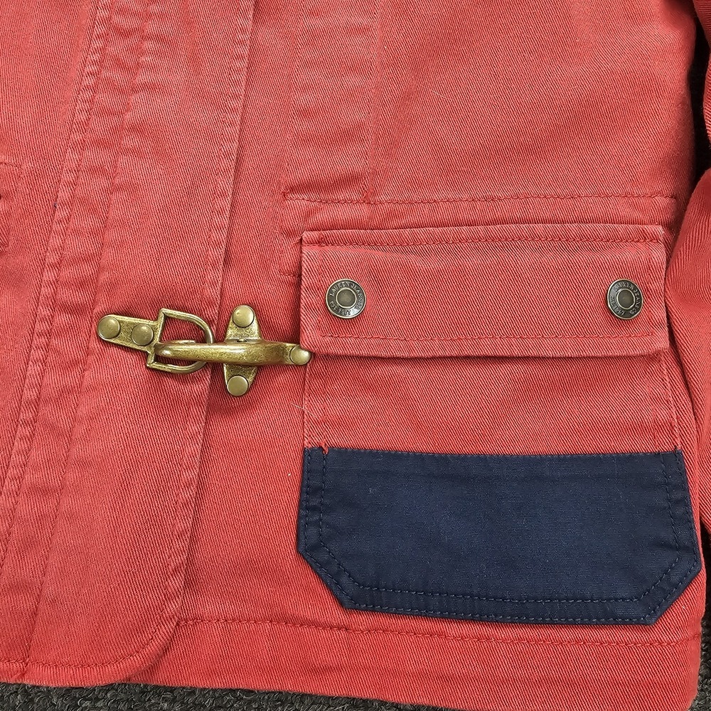 Vintage Ralph Lauren Jacket Medium Fireman Fisherman Lobster Clasp Marine Jacket - Picture 3 of 9